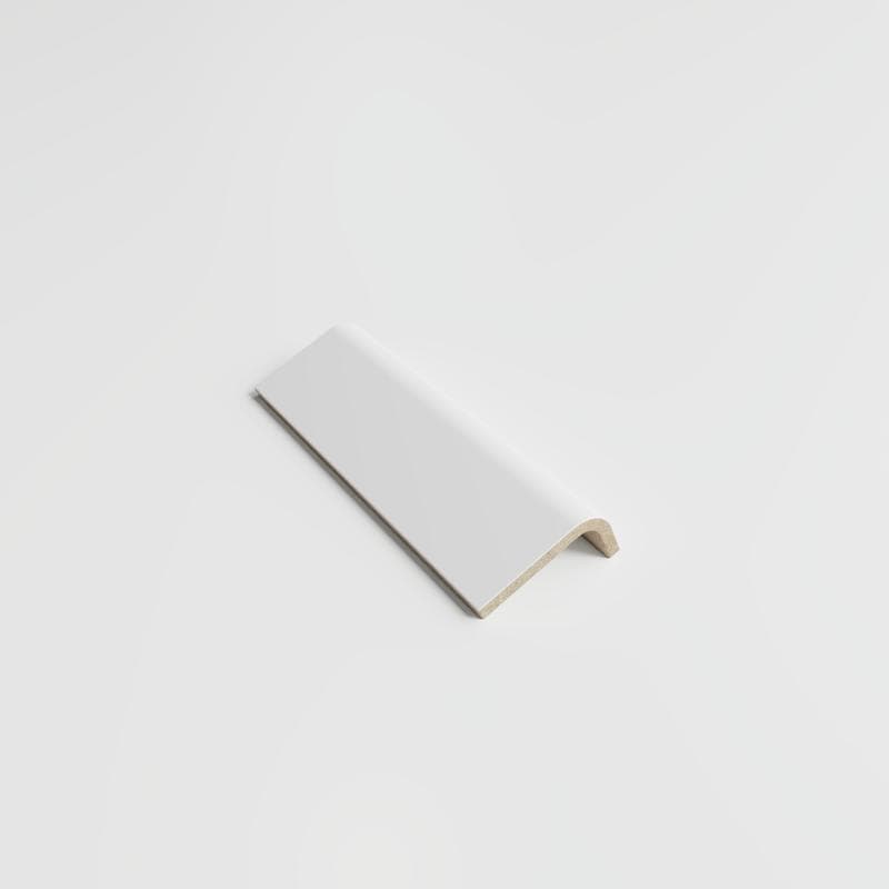 Color Collection Bright White Ice 2x6 RAD Bullnose - Image 2