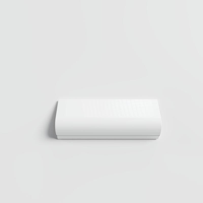 Color Collection Bright White Ice 2x6 V-cap - Image 1