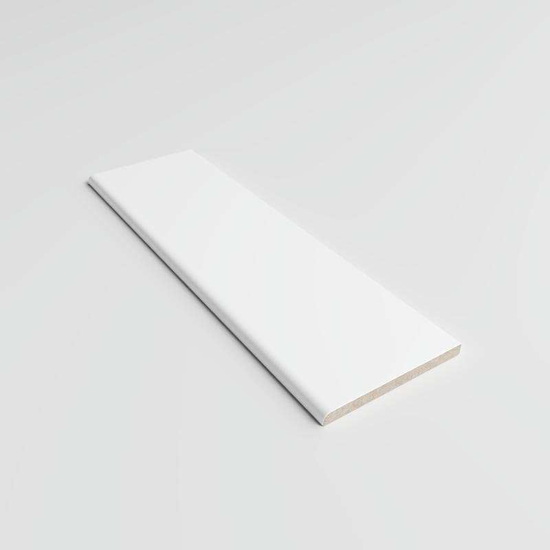 Color Collection Bright White Ice 3x9.5 Single Bullnose - Image 2
