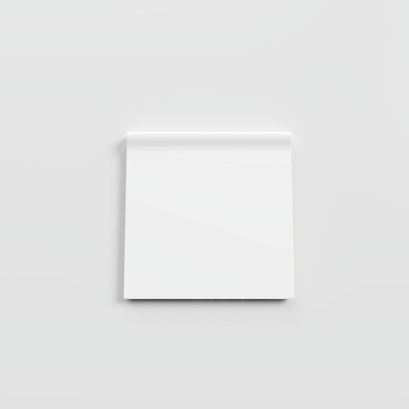 Color Collection Bright White Ice 4-1/4 x 4-1/4 RC Corner - Image 1