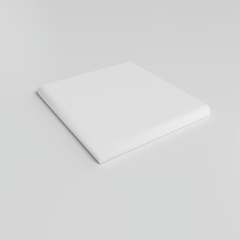 Color Collection Bright White Ice 4-1/4 x 4-1/4 Single Bullnose Corner - Image 2