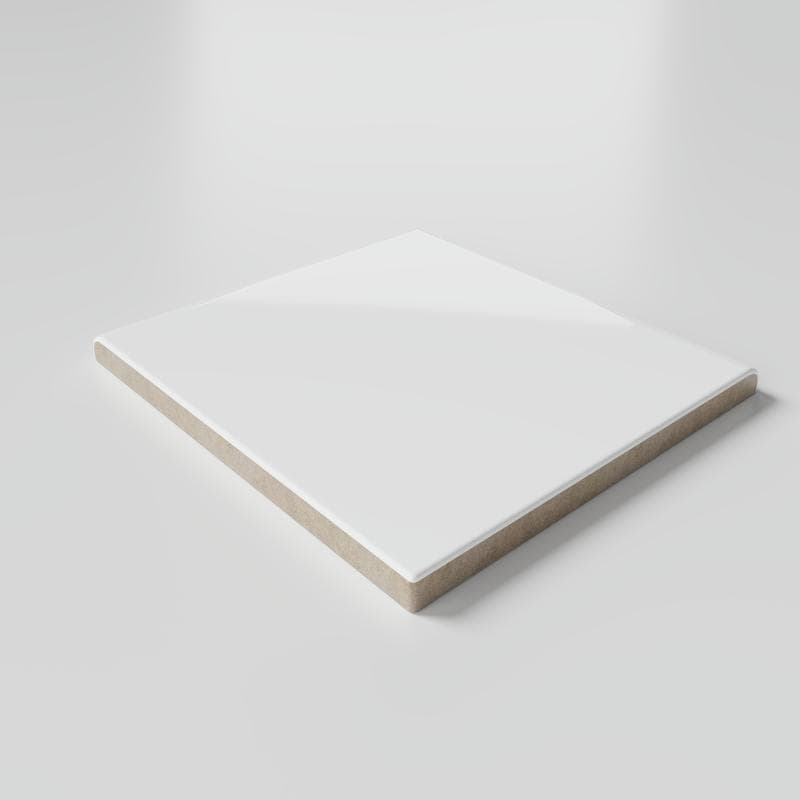 Color Collection Bright White Ice 4-1/4 x 4-1/4 Single Bullnose Corner - Image 3