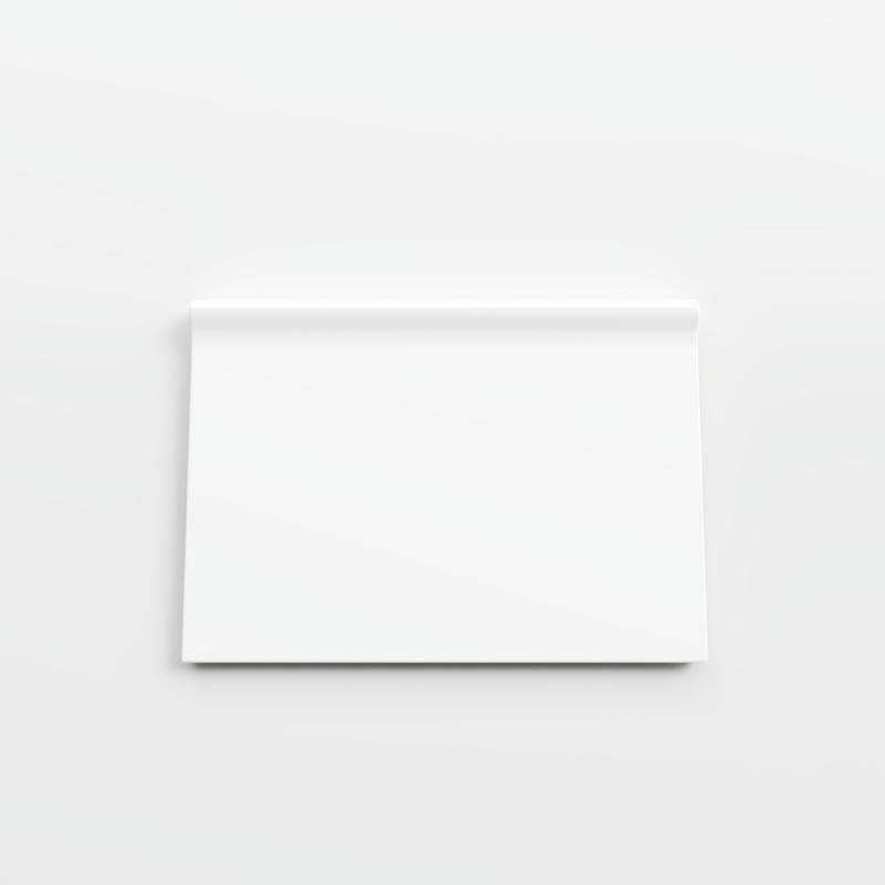 Color Collection Bright White Ice 4-1/4 x 6 RC Corner - Image 1