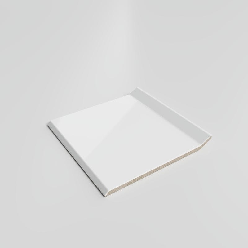 Color Collection Bright White Ice 6x6 Cove - Round Top - Image 2