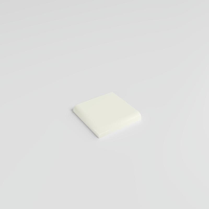 Color Collection Matte Biscuit 2x2 Single Bullnose Corner - Image 2