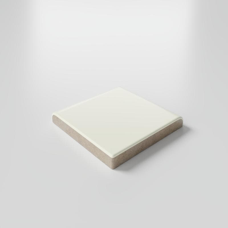 Color Collection Matte Biscuit 2x2 Single Bullnose Corner - Image 3