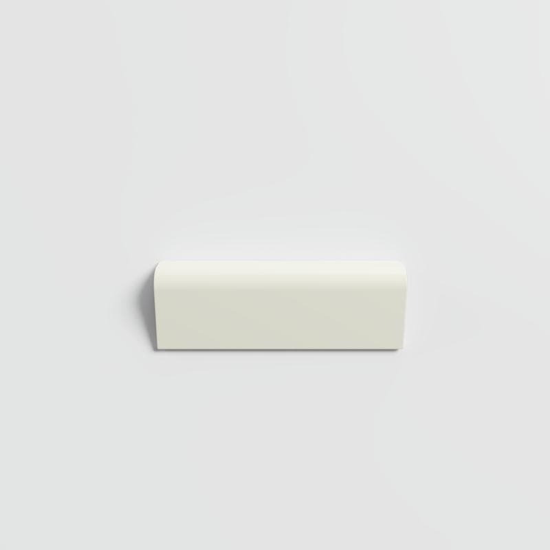 Color Collection Matte Biscuit 2x6 RAD Bullnose - Image 1
