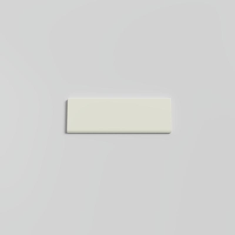 Color Collection Matte Biscuit 2x6 Single Bullnose - Image 1