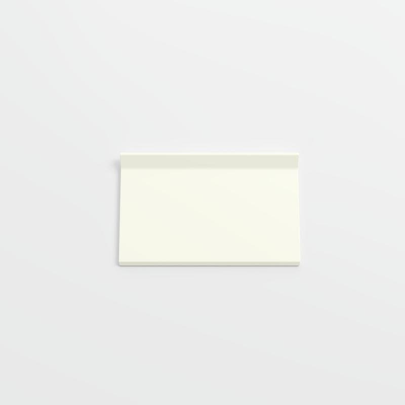 Color Collection Matte Biscuit 3 3/4 x 6 Cove - Flat Top - Image 1