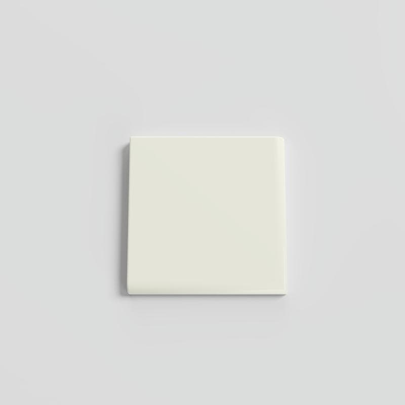 Color Collection Matte Biscuit 3x3 Single Bullnose Corner - Image 1