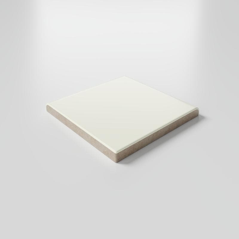 Color Collection Matte Biscuit 3x3 Single Bullnose Corner - Image 3