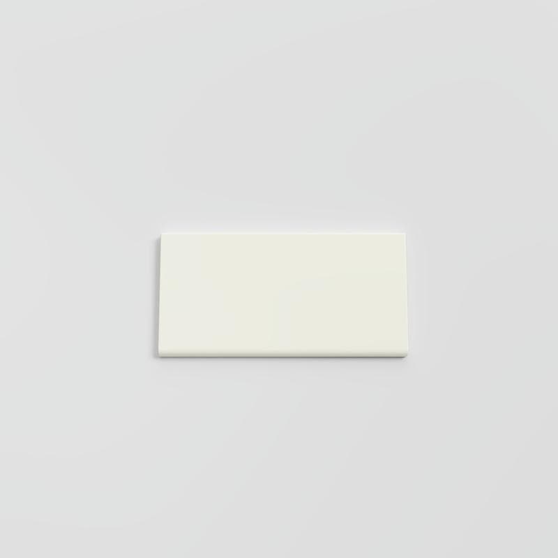 Color Collection Matte Biscuit 3x6 Single Bullnose - Image 1