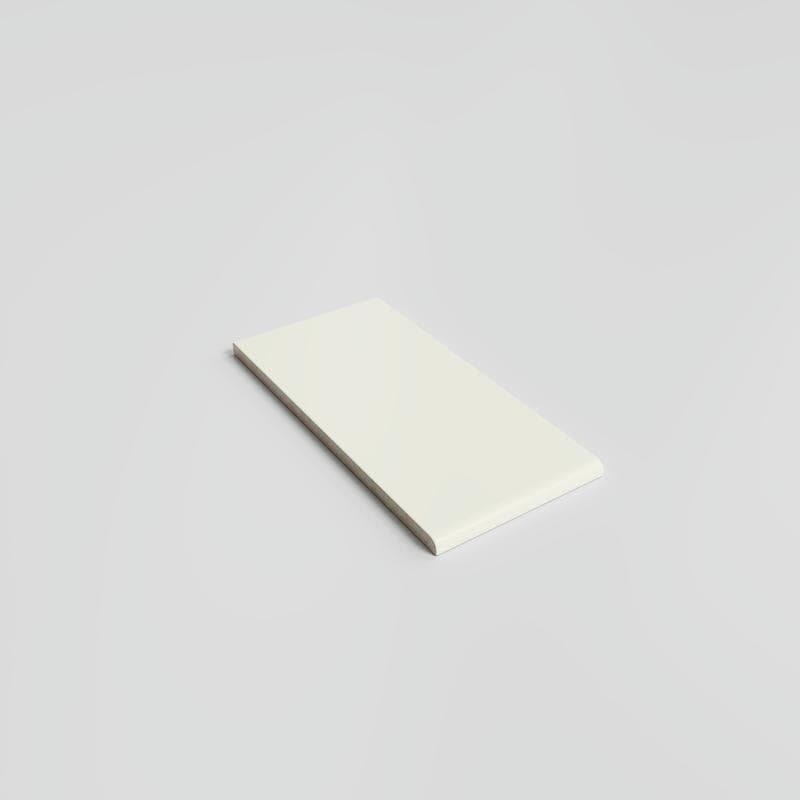 Color Collection Matte Biscuit 3x6 Single Bullnose (Short Side 3") - Image 2