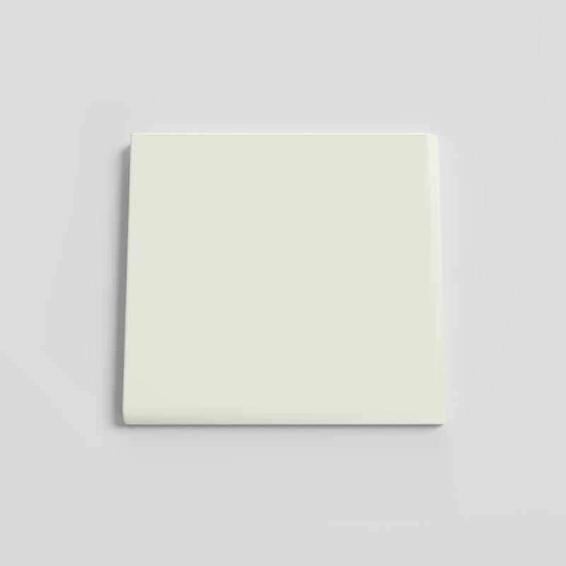 Color Collection Matte Biscuit 4-1/4 x 4-1/4 Single Bullnose Corner - Image 1