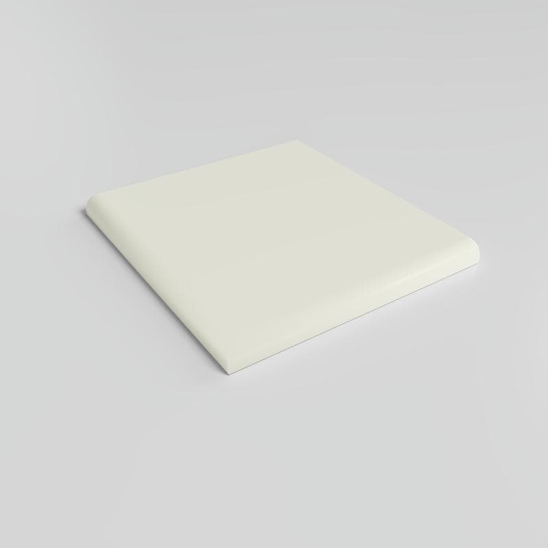 Color Collection Matte Biscuit 4-1/4 x 4-1/4 Single Bullnose Corner - Image 2