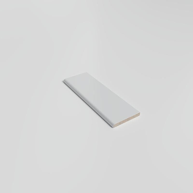 Color Collection Matte Tender Gray 2x6 Single Bullnose - Image 2