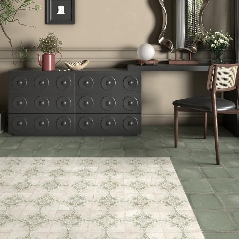 Atlantique Saint-Michel Olive 8x8 Field Tile - Image 2