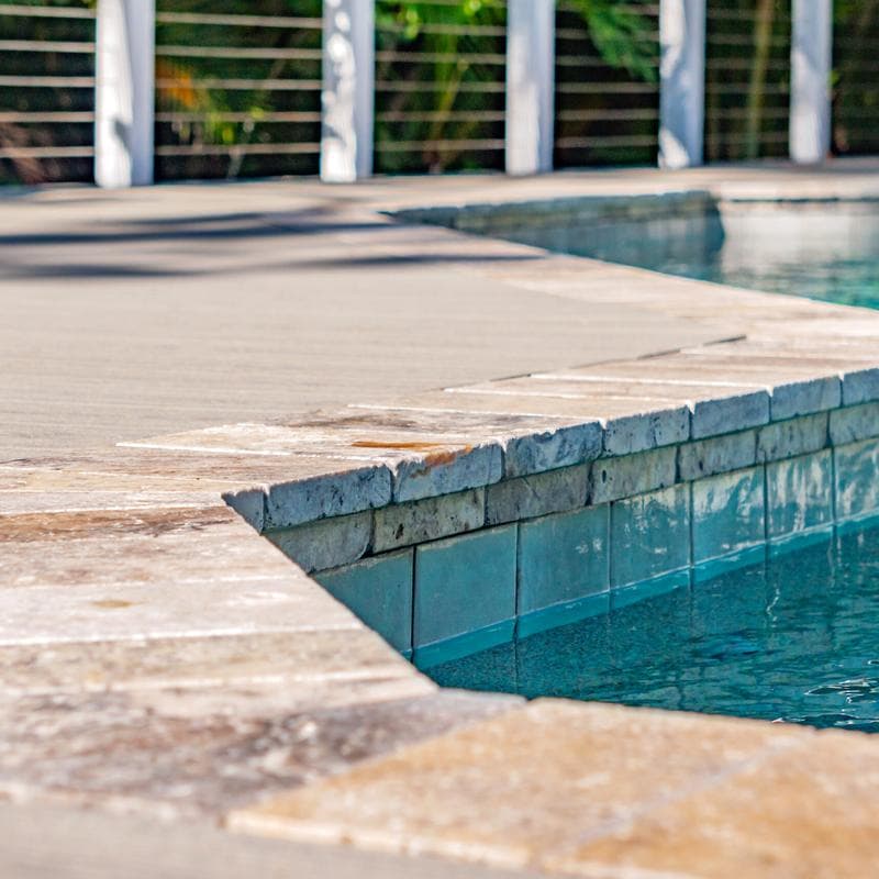Aquabella Beachfront Palisades 3x12 Porcelain Bullnose Pool Tile - Image 2