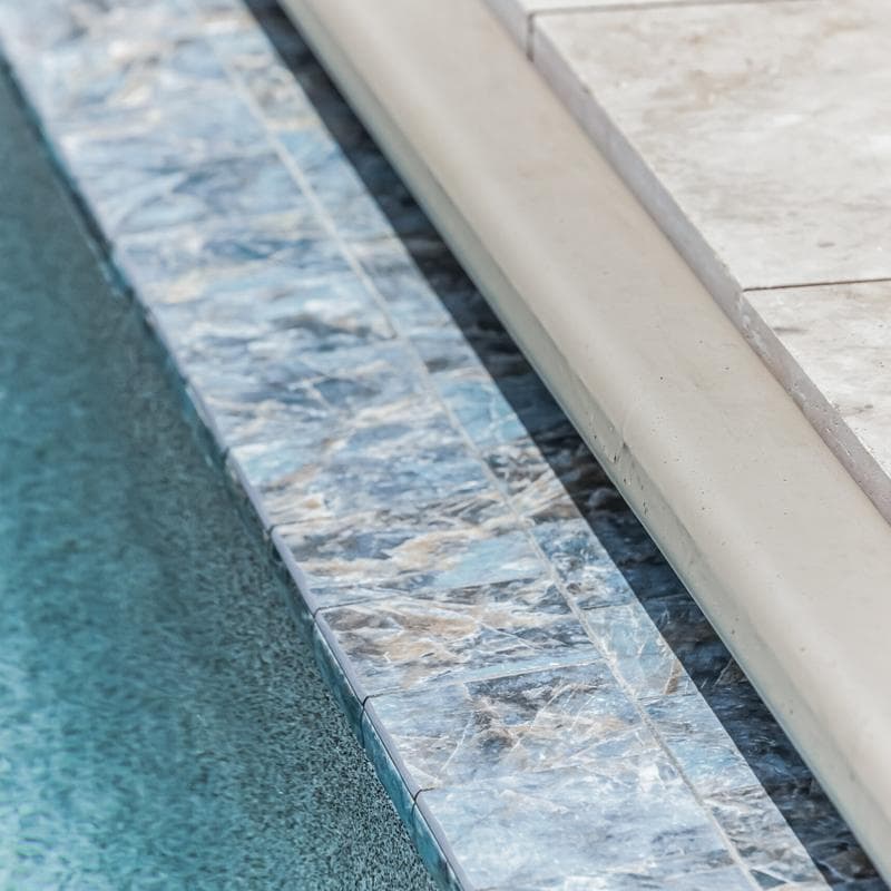 Aquabella Himalaya Tibet 6x6 Porcelain Bullnose Pool Tile - Image 17