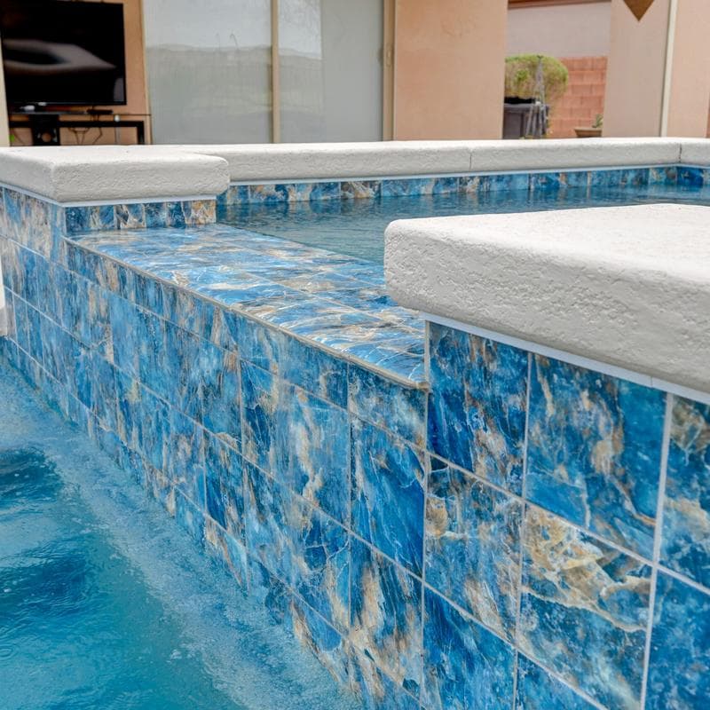 Aquabella Himalaya Tibet 6x6 Porcelain Bullnose Pool Tile - Image 24