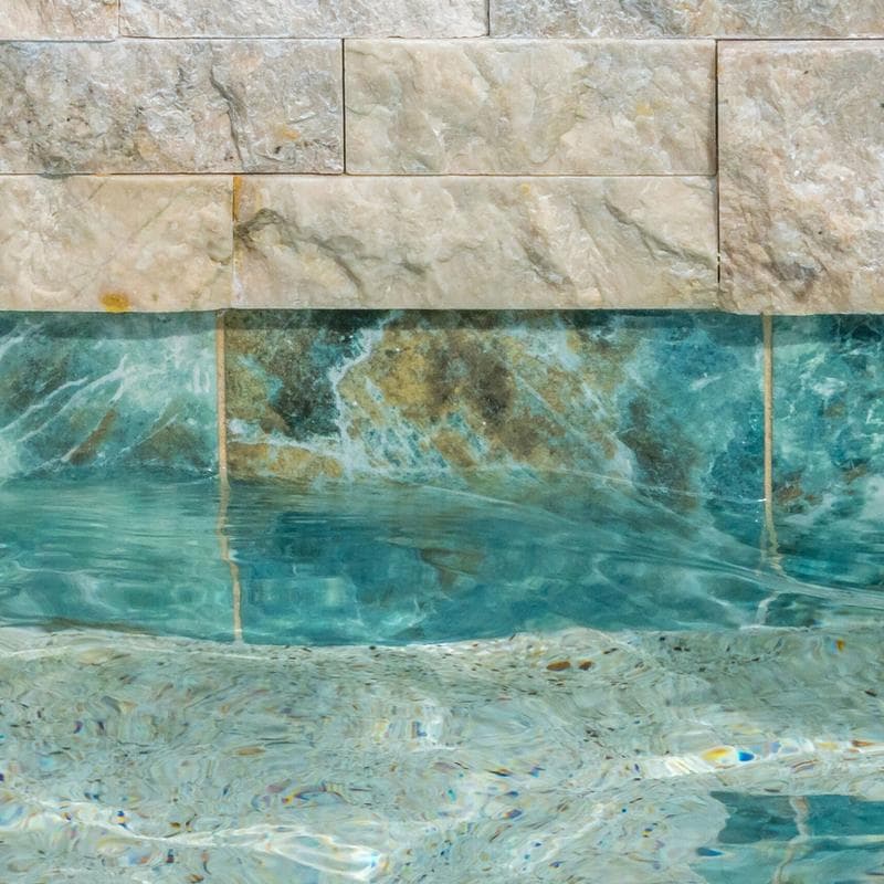 Aquabella Himalaya Nepal 6x6 Porcelain Bullnose Pool Tile - Image 9