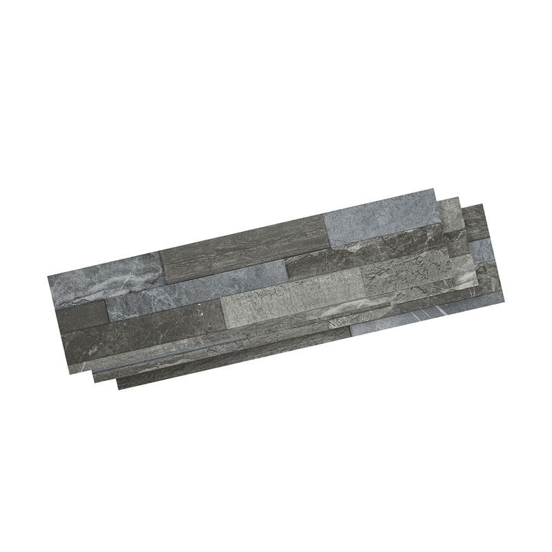 Aquabella Tivoli Grey 6x24 Porcelain 12"x12" Pool Tile - Image 1