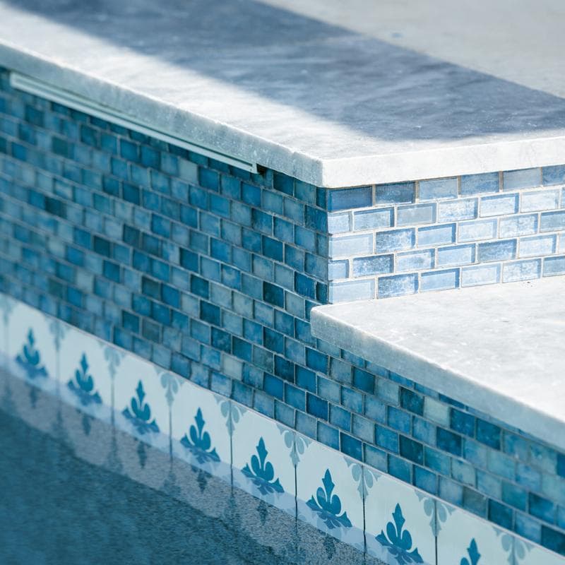 Aquabella Manhattan Times Square 2x3 Glass Mosaic 12"x12" Pool Tile - Image 2
