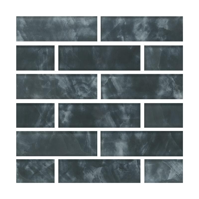 Aquabella Britannia Stonehenge 2x6 Glass Mosaic 12"x12" Pool Tile - Image 1