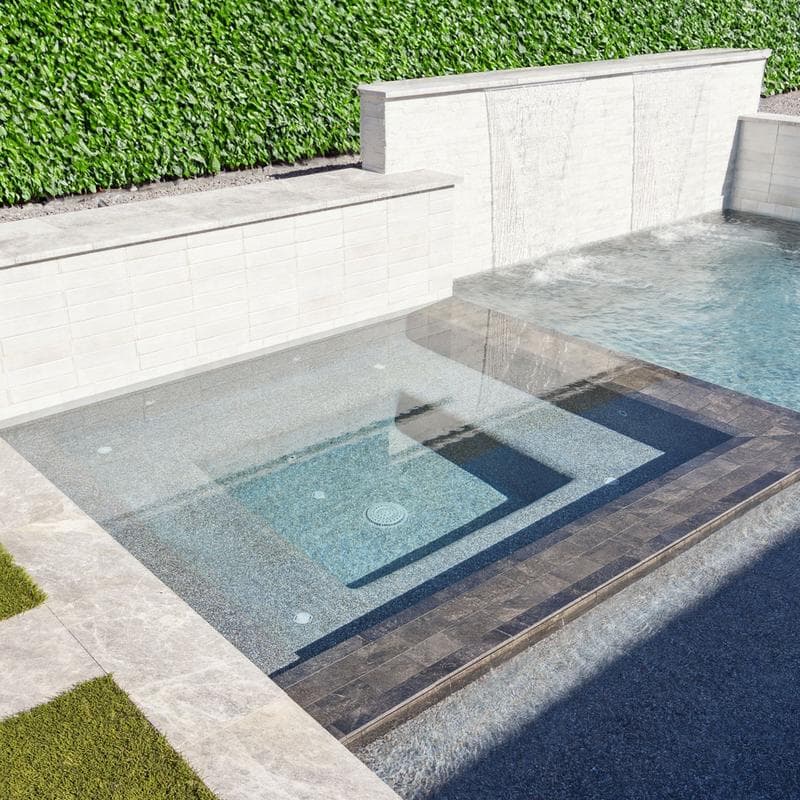 Aquabella Beachfront Crystal Cove 6x6 Porcelain Pool Tile - Image 4