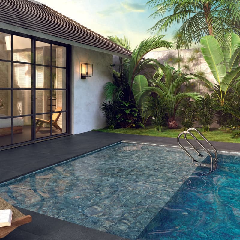 Aquabella Himalaya Tibet 6x6 Porcelain Pool Tile - Image 2