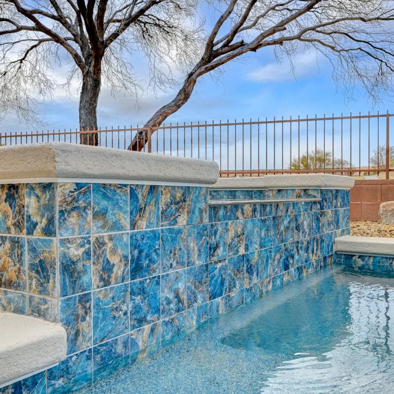 Aquabella Himalaya Tibet 6x6 Porcelain Pool Tile - Image 11