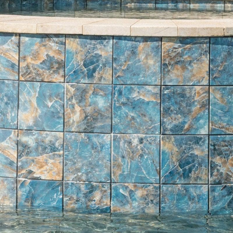 Aquabella Himalaya Tibet 6x6 Porcelain Pool Tile - Image 19