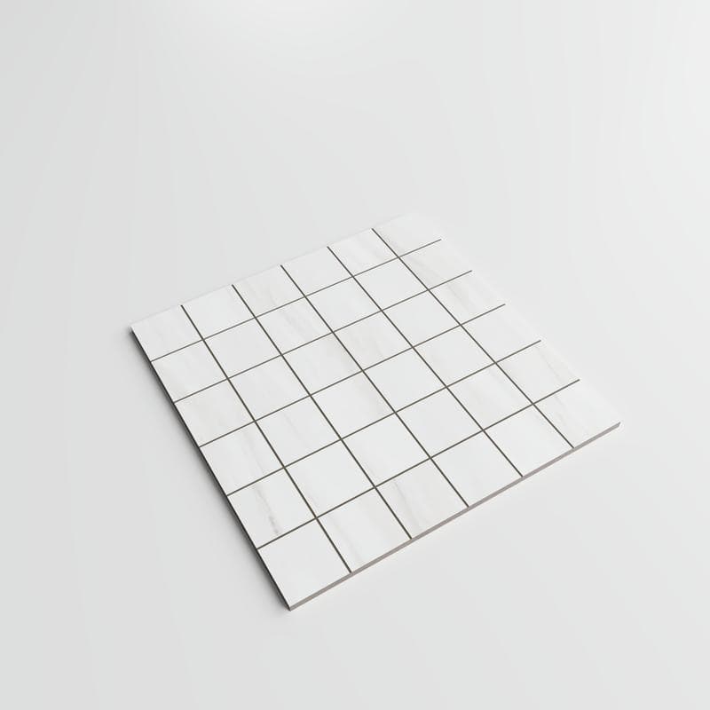 Lassa White Unpolished 13x13 Mosaic - Image 4