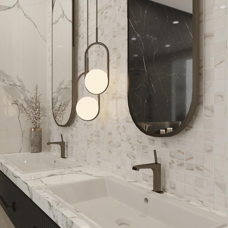 Calacata Gold Unpolished 12x12 Mosaic - Image 9