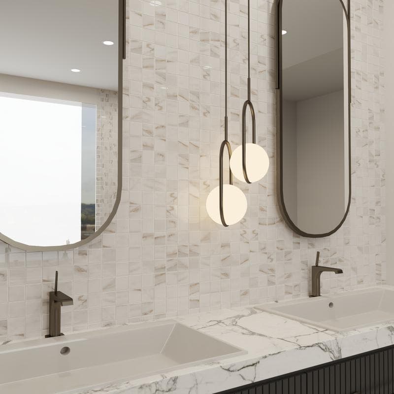Calacata Gold Unpolished 12x12 Mosaic - Image 10