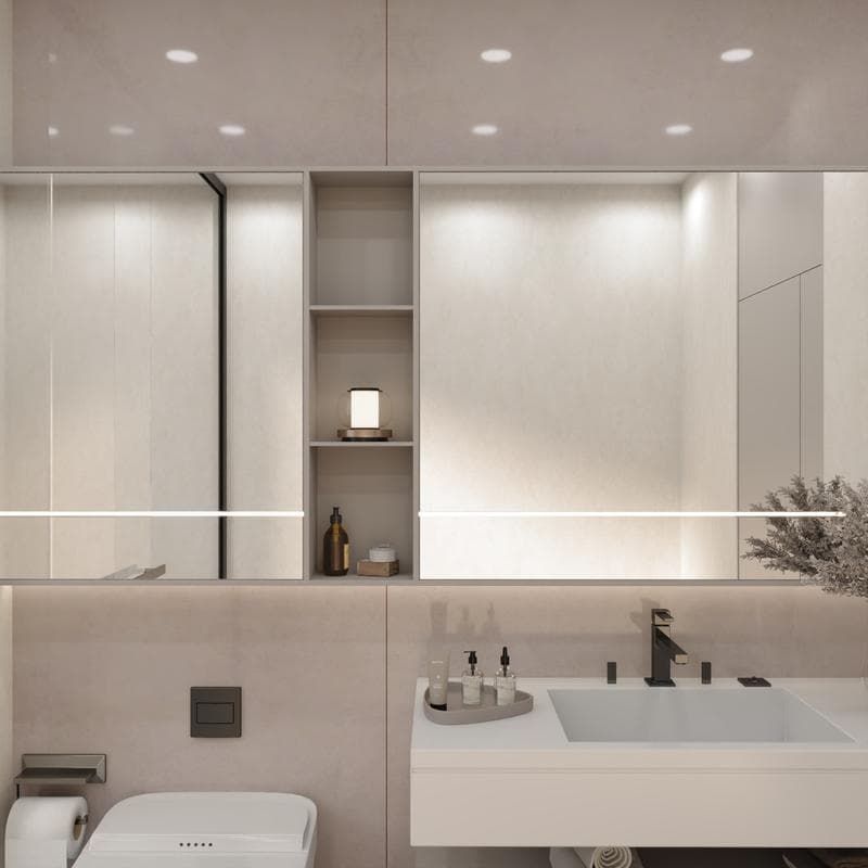 Slabs Concrete OFF White 48x48 R Polished - Image 9