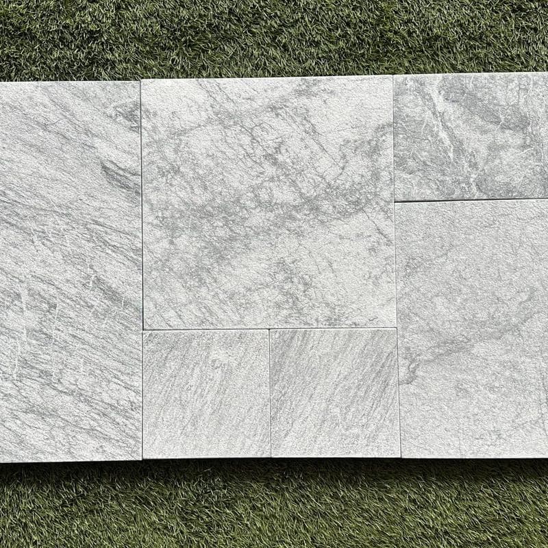 Zion Grey Marble 3cm French Pattern Paver - Image 1
