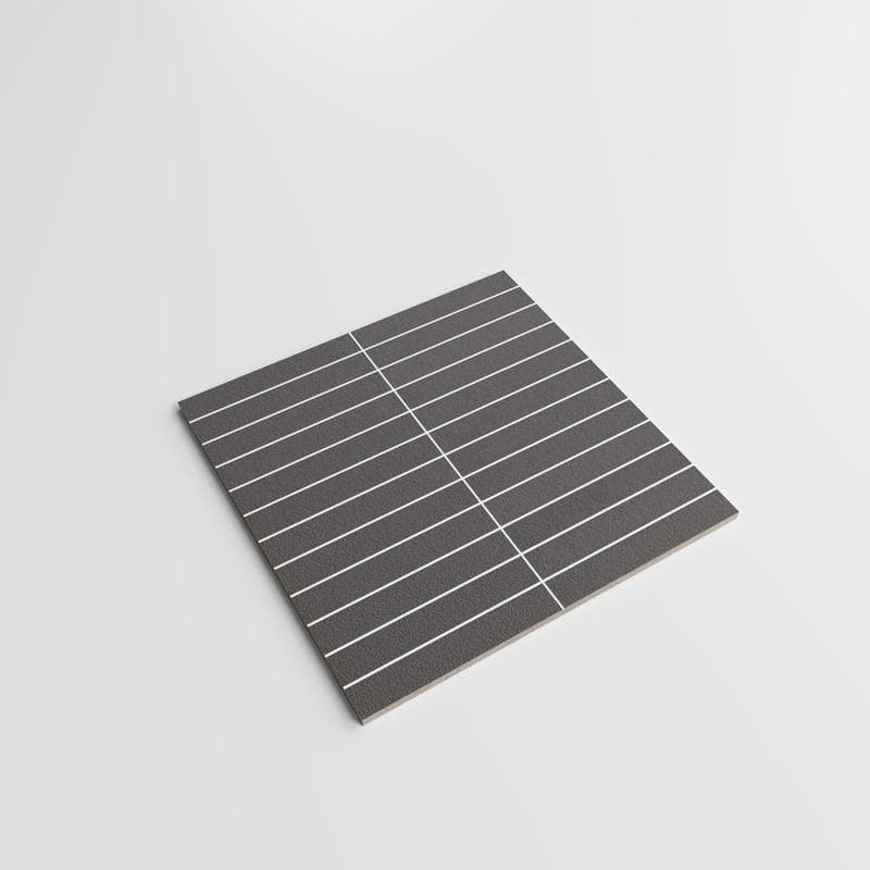 CC Porcelain Taupe Stacked 12x12 Mosaic - Image 4