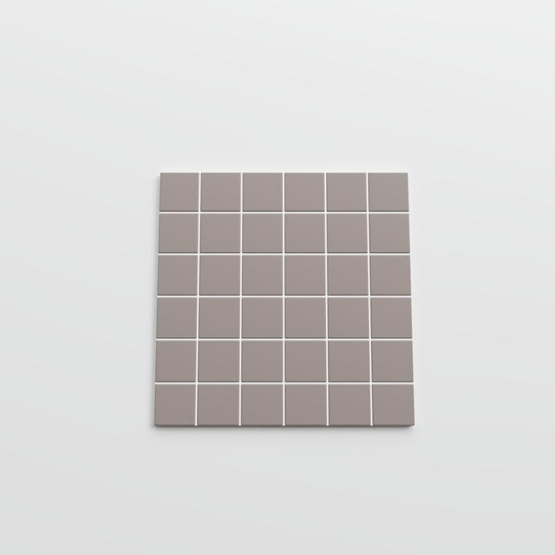 CC Porcelain Taupe 12x12 Mosaic - Image 3