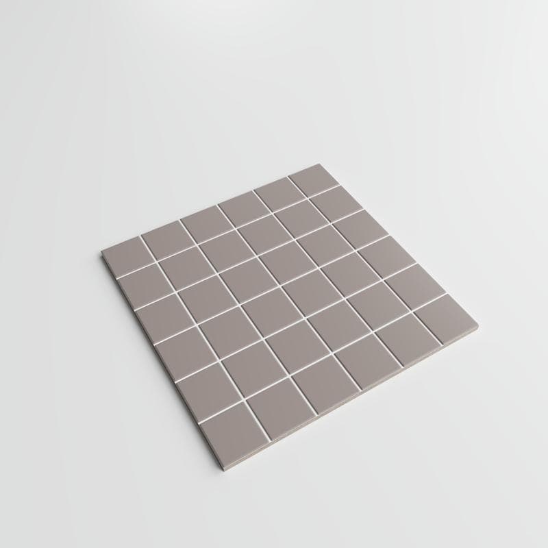 CC Porcelain Taupe 12x12 Mosaic - Image 4
