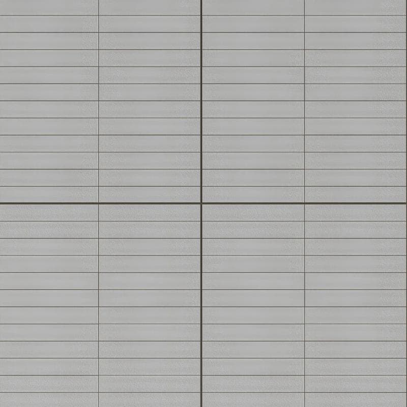 CC Porcelain White Stacked 12x12 Mosaic - Image 1