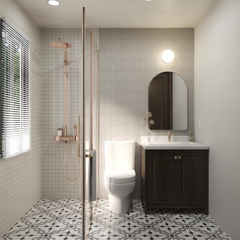 CC Porcelain White Stacked 12x12 Mosaic - Image 2