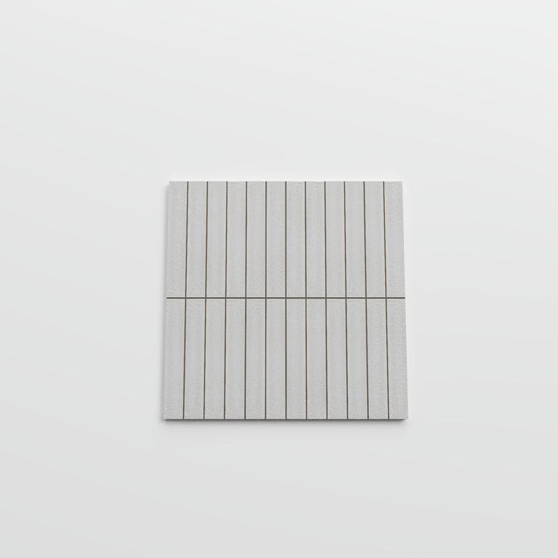 CC Porcelain White Stacked 12x12 Mosaic - Image 3