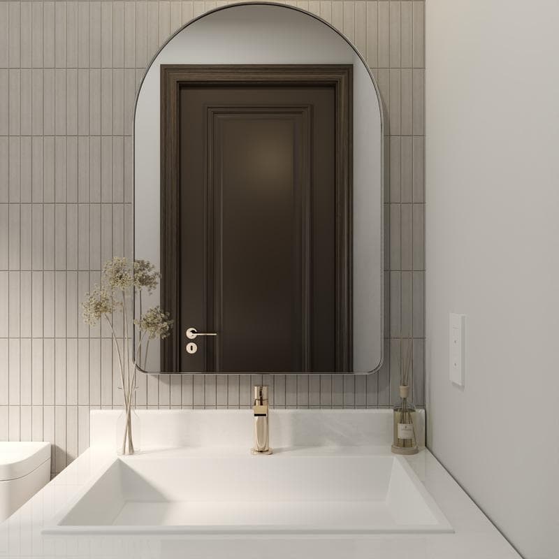 CC Porcelain White Stacked 12x12 Mosaic - Image 7