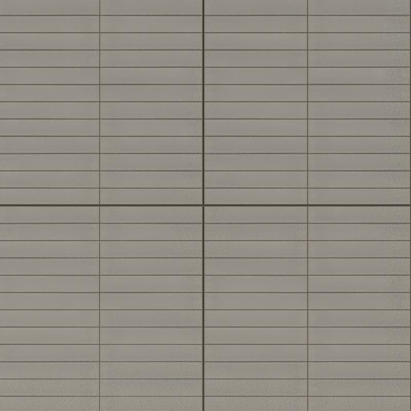 CC Porcelain Tender Gray Stacked 12x12 Mosaic - Image 1