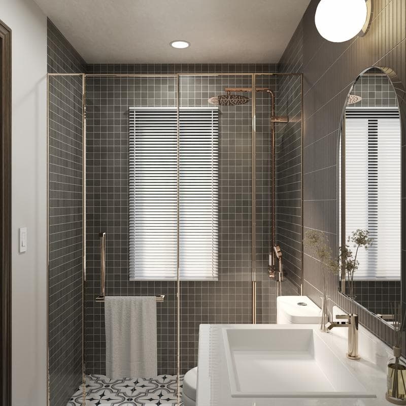 CC Porcelain Black 12x12 Mosaic - Image 2