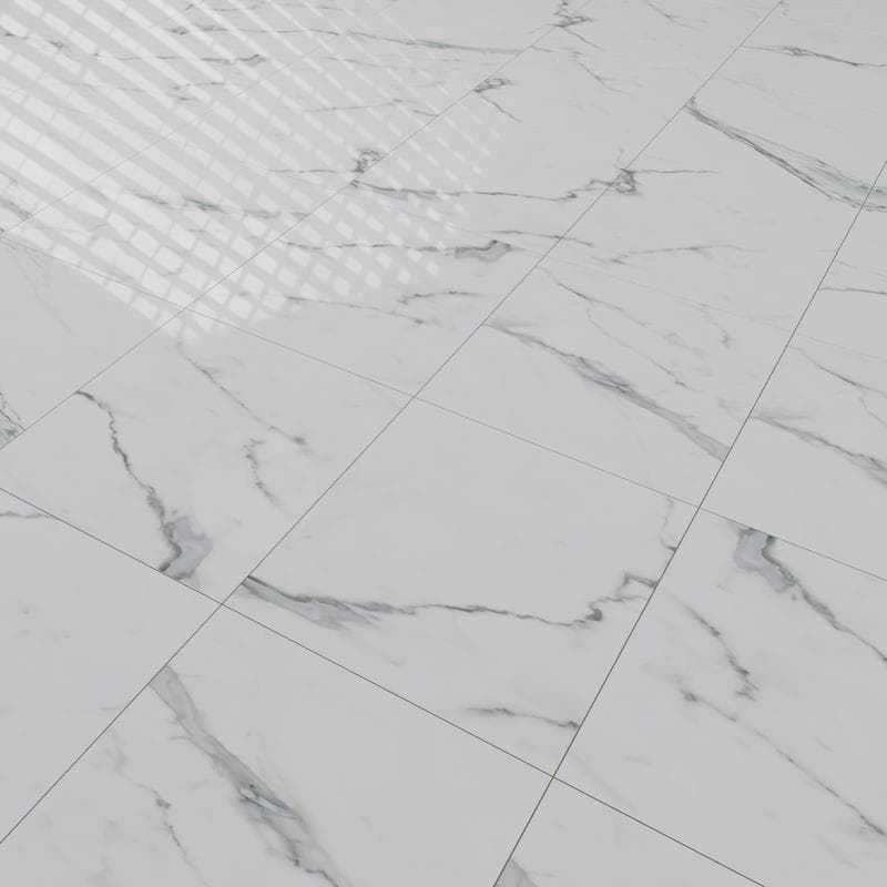 Bianco Venatino Polished 35x35 Rectified - Image 5