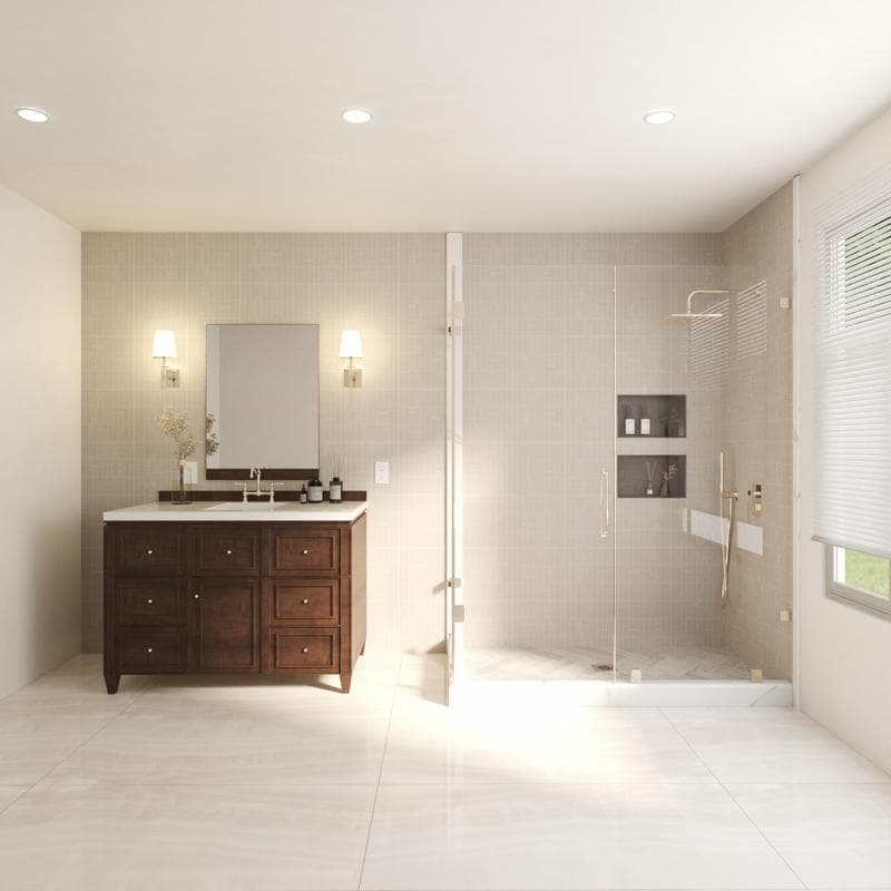 Nomade Bone 1x4 Mosaic Matte 12x12 - Image 2