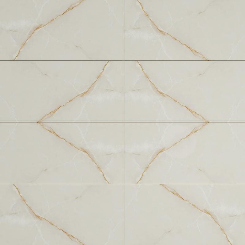 24x48 Rectified Marble Onice Supreme Marfil - Image 1
