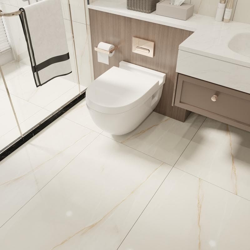 24x48 Rectified Marble Onice Supreme Marfil - Image 7